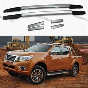2PCS Roof Rack Rails Fits for Navara NP300 Silver Rack Bars Roof Rack Rails - Imagen 1 de 5