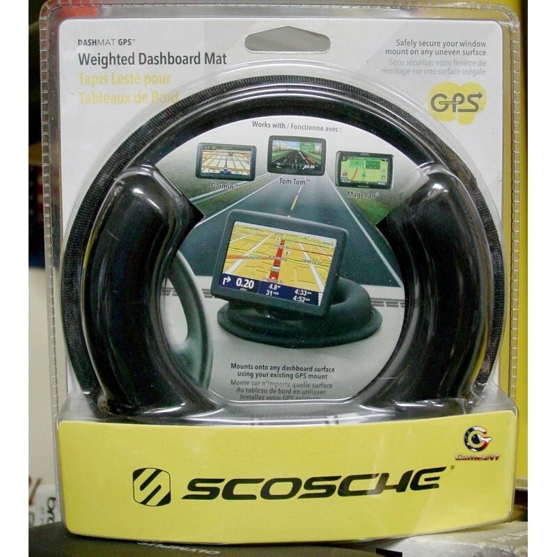 SCOSCHE UNIVERSAL NAVIGATION GPS WEIGHTED DASHBOARD MAT ( Garmin, TomTom ) - Image 1 of 4