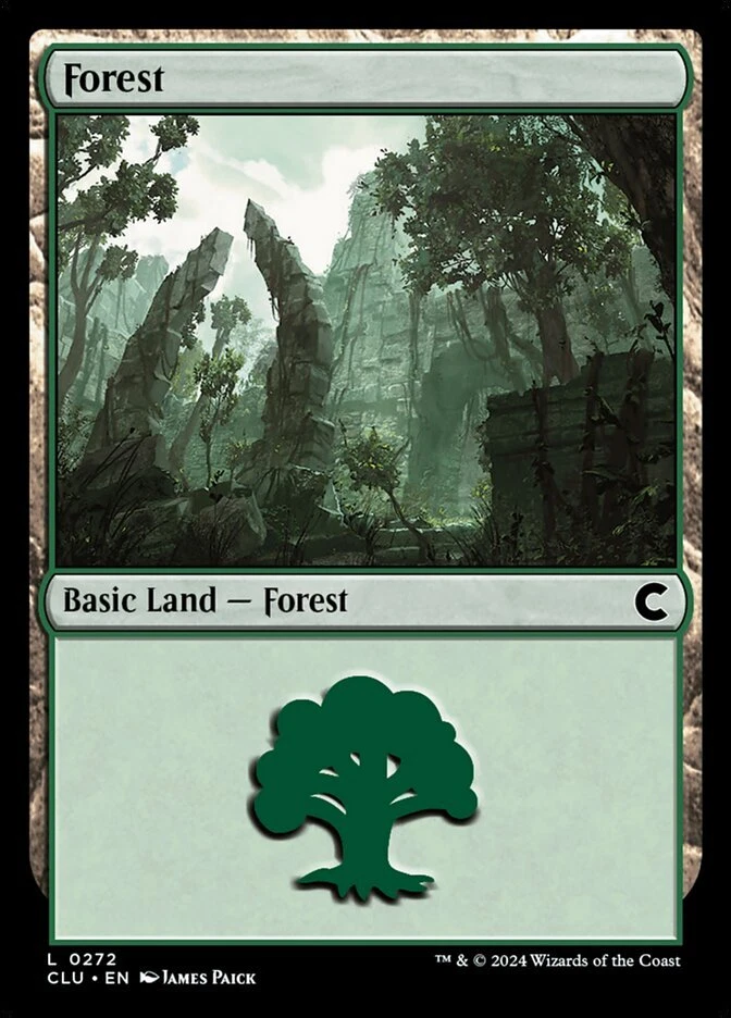 Magic the Gathering (mtg): CLU: Forest  (x 4) - Image 1 of 1