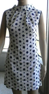 VINTAGE 1960s Go Go Mod Original Rare Baby Doll Retro Mini Dress - Bild 1 von 11