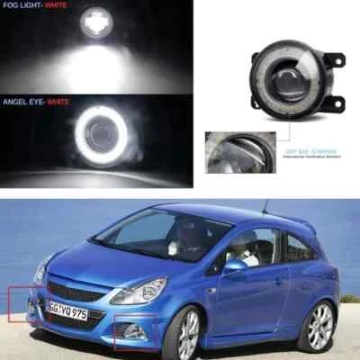 Vuaxhall Corsa VXR 2007-2014 Daytime Running Halo Lights Front Fog DRL Angel H11 - Image 1 of 4