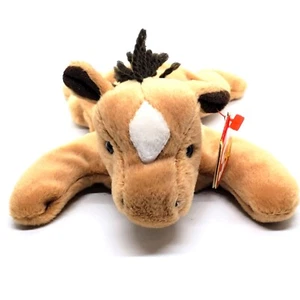 Ty Beanie Baby Derby Coarse Mane Star  1995 Tags Retired Horse Stuffed Toy  - Picture 1 of 10