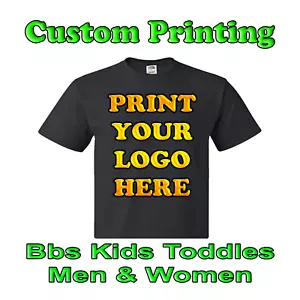 DTG 1dz 2Dzs 3Dzs SCHWARZ T-Shirts Logos Bilder individueller Druck GROSSBESTELLUNGEN - Bild 1 von 3