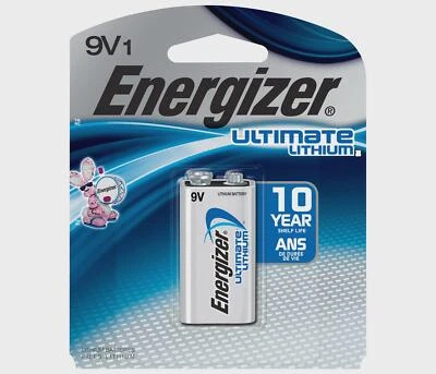  1 Pack Energizer 9 Volt 9V Ultimate Lithium Battery Exp. 2028 - Image 1 of 2