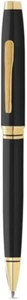 Cross Coventry Black Lacquer Ballpoint Pen with Gold-Tone Trim - Picture 1 of 2