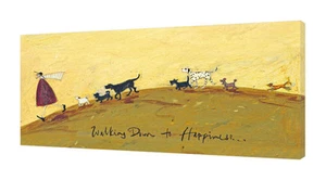 Sam Toft - Walking Down to Happiness - 50 x 100cm Canvas Print Wall Art WDC93124 - Picture 1 of 1