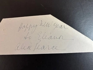 Alice Pearce signed Cut BEWITCHED Hollywood Schauspielerin Autogramm RAR D. 66 - Bild 1 von 2