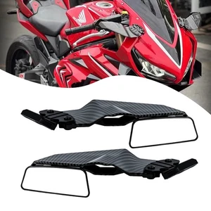 Wing Rearview Side Mirror For Honda CBR650R CBR1000RR CBR600RR cbr650 250R 500R - Picture 1 of 24