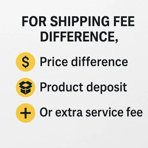 Fee Adjustment – Shipping Fee, Price Difference, Custom Deposit, Service Charge - Picture 1 of 3