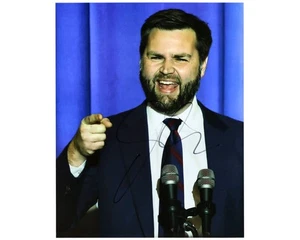 Vice President JD Vance Signed Photo - Rare Example of Trump & MAGA Heir JSA - Picture 1 of 2