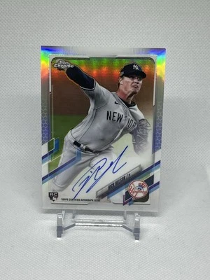 2021 Topps Chrome #RA-NNE Nick Nelson Rookie Auto Refractor #/499 RC Yankees - Image 1 of 4