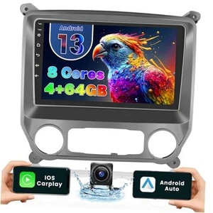 8 Core/4+64G Android Car Radio Stereo for Chevy Silverado GMC Sierra 2014 - Picture 1 of 7