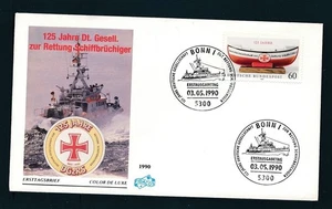 D452630 Germany Boat FDC Cover 125 Years DTGzRS - Picture 1 of 1