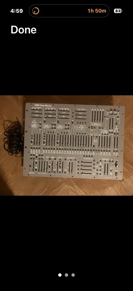 Behringer 2600 Edición Especial Gris Meanie Foto 1 de 3