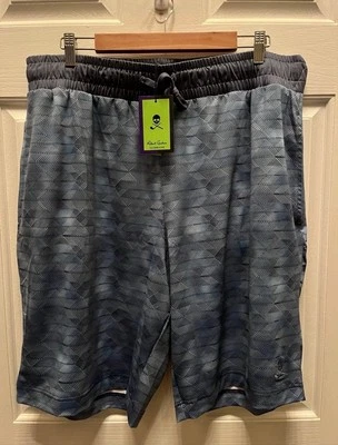NUEVO CON ETIQUETAS PANTALONES CORTOS DE PUNTO FORMAN PARA HOMBRE ROBERT GRAHAM - AZUL MARINO - 3XL Foto 1 de 4
