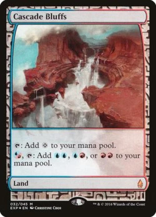MTG English Cascade Bluffs NM Foil Zendikar Expeditions - Image 1 of 1