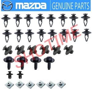 MAZDA OEM 93-98 RX-7 FD3S Front Fender Inner Liner Mud Guard Hardware Set Clip - Picture 1 of 2