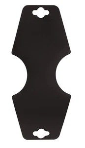 SSWBasics Black Self-Adhesive Jewelry Tags for Necklace Display Cards - Picture 1 of 2