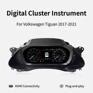 12.3" LCD Digital Cluster Instrument Speedometer For Volkswagen Tiguan 2017-2021 - Picture 1 of 10