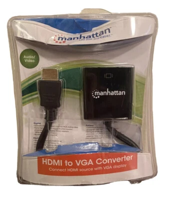 Manhattan HDMI Male To VGA Female Converter  - Image 1 of 4