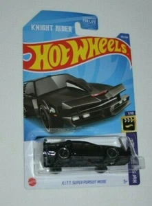 HOT WHEELS 2022 HW SCREEN TIME 7/10 - K.I.T.T. SUPER PURSUIT MODE BLACK - Picture 1 of 6