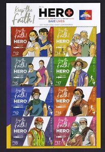 Philippines 2021 Fight VIRUS, be a HERO, get your dose of Vaccine sht/8 mint NH