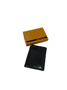New Pierre Cardin Black LeatherTri-fold Credit Card Holder Wallet - Picture 1 of 5