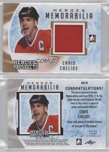 2016-17 Leaf ITG Heroes & Prospects Heroes Memorabilia Chris Chelios #HM-08 HOF