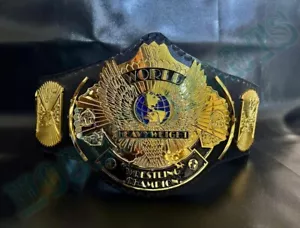 New Attitude Era Winged Eagle Championship Wrestling Belt Replica Adult 4MM Zinc - Picture 1 of 6