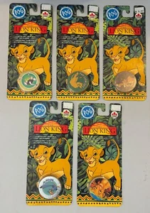 Disney The Lion King Pogs Milk Caps LOT OF 5 - lot D *NEW IN PACKAGING - Picture 1 of 1