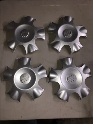 2000-2001 BUICK LESABRE JUEGO DE 4 TAPAS CENTRALES GRISES 9594253 OEM  Foto 1 de 4