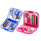 Handy Sewing Set For Quick Repairs 21Pc Mini Box With Scissors And Tape