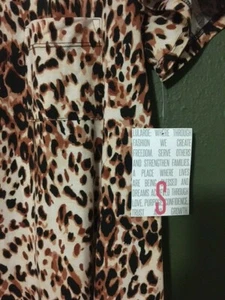 NWT LuLaRoe CARLY ~ SMALL ~ LEOPARD CHEETAH Print ~ Cream Black Brown ~ UNICORN - Picture 1 of 2