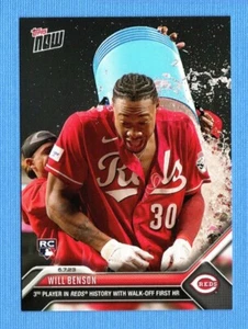2023 Topps Now #401 Will Benson Cincinnati Reds 1364 - Picture 1 of 1