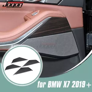 Panel interior de puerta de carbono real superpuesto para BMW X7 G07 X5 G05 2019-25 moldura interior - Imagen 1 de 15