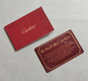 CARTIER International Guarantee Blank Cuirs and Leather and Booklet Newoldstock - Picture 1 of 12