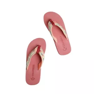 Weird Fish Adila Braided Flip Flops - Desert Rose - UK 5 6 7 - BNWT - Was £22 - Picture 1 of 4