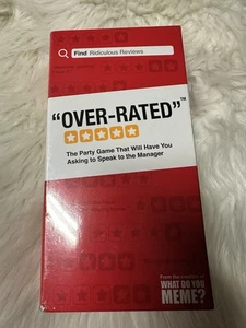 Überbewertet von den Machern von What Do You Meme Erwachsene Party Kartenspiel Neu VERSIEGELT - Bild 1 von 2