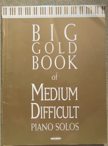 Big Gold Book of Medium Difficult Piano Solos Word Music 2000 - Bild 1 von 6