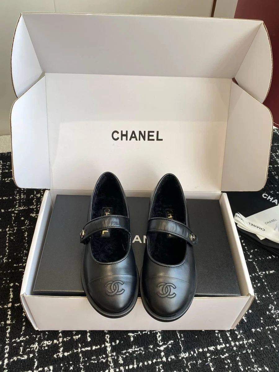 CHANEL Leather Mary Jane Flats for Women for sale | eBay