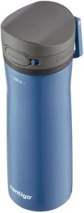 CONTIGO JACKSON CHILL STAINLESS STEEL WATER BOTTLE COLD TRAVEL MUG BLUE - Picture 1 of 5