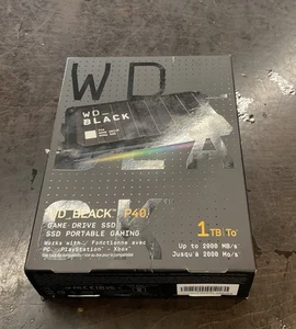 Disque dur externe USB-C 1 To Western Digital WD_BLACK P40 (WDBAWY0010BBK-WESN) - Photo 1/4