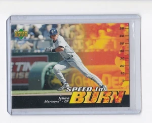 ICHIRO SUZUKI 2006 UPPER DECK BASEBALL-SPEED TO BURN INSERT CARD-SHIPS FREE - Picture 1 of 23