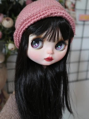 Custom Blythe Doll Only Faceplate RBL Handcrafted OOAK Faceup Full Makeup - Image 1 of 4