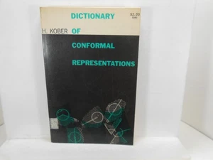 DICTIONARY OF CONFORMAL REPRESENTATIONS Kober Mathematics BOOK - Picture 1 of 5
