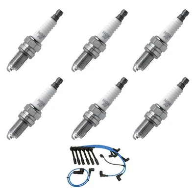For BMW M5 1991-1993 NGK Spark Plug Wire & Spark Plug Kit Foto 1 de 4