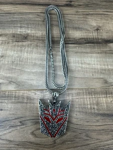 Hip Hop Iced Out Transformers Decepticon Halskette mit Anhänger - Bild 1 von 6