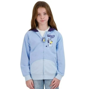 Character Girls Bluey & Friends Terry Jacket - Size 6/7 - Picture 1 of 6