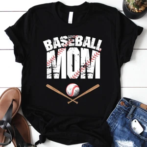 Baseball Mom mother day T-Shirt - Picture 1 of 14