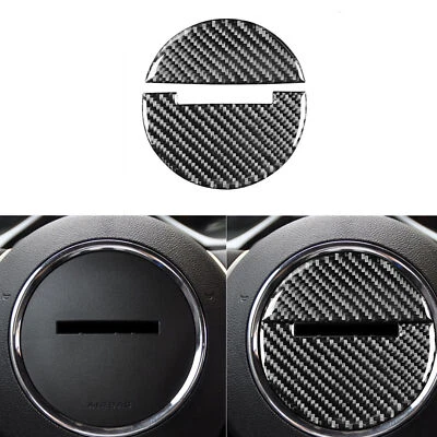 Cubierta interior del volante de fibra de carbono apta para Chevrolet Camaro 2010-11 Foto 1 de 4